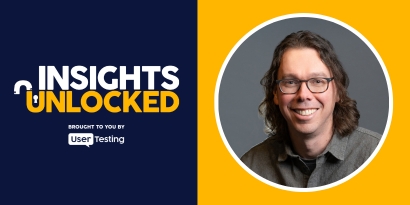 Judd Antin on the Insights Unlocked podcast presented by UserTesting